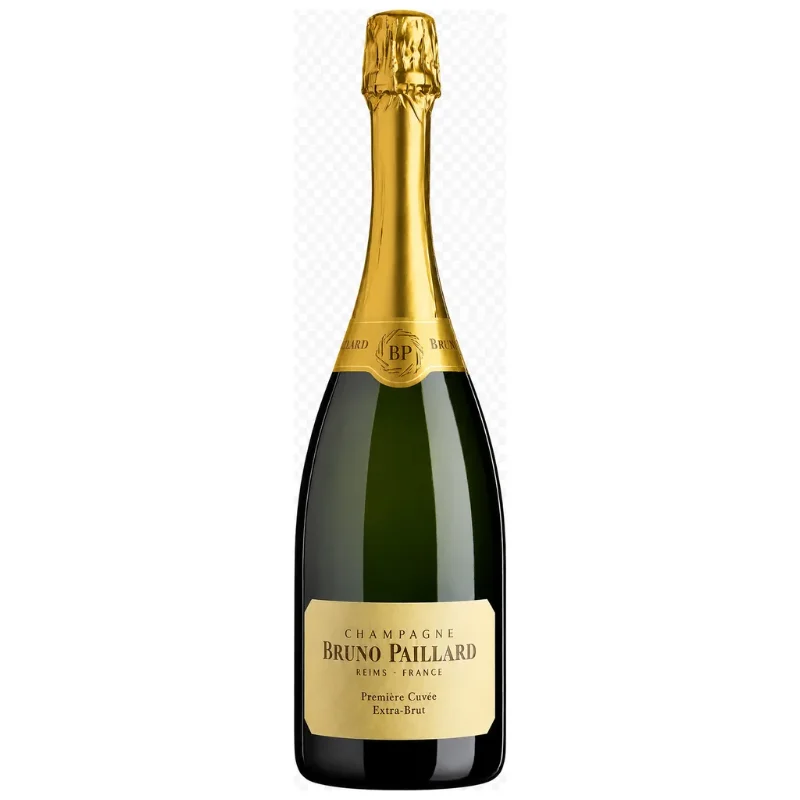 Première Cuvée Extra Brut Bruno Paillard, bouteille de champagne et son étui de présentation