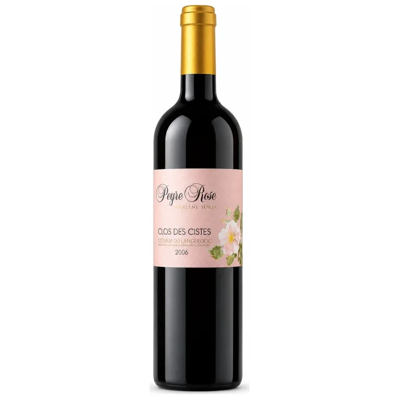 Coteaux du Languedoc Rouge Clos des Cistes 2006, bouteille du domaine Peyre Rose