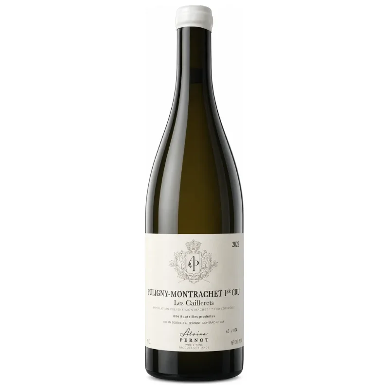 Bouteille de Puligny-Montrachet Premier Cru Les Caillerets 2022, vin blanc du domaine Alvina Pernot