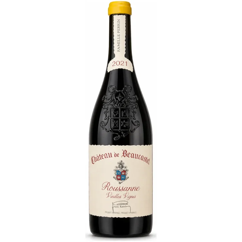 Bouteille de Châteauneuf-du-Pape Blanc 2021 Roussanne Vieilles Vignes Beaucastel Famille Perrin