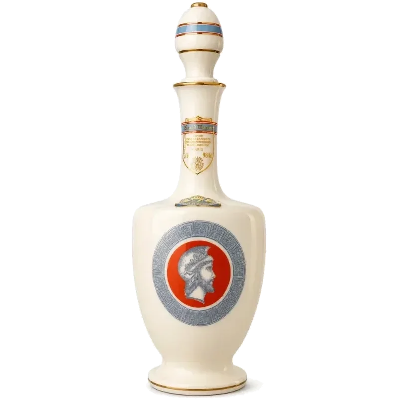 Liqueur Grand Marnier en carafe opaline, flacon décoratif de liqueur d'orange