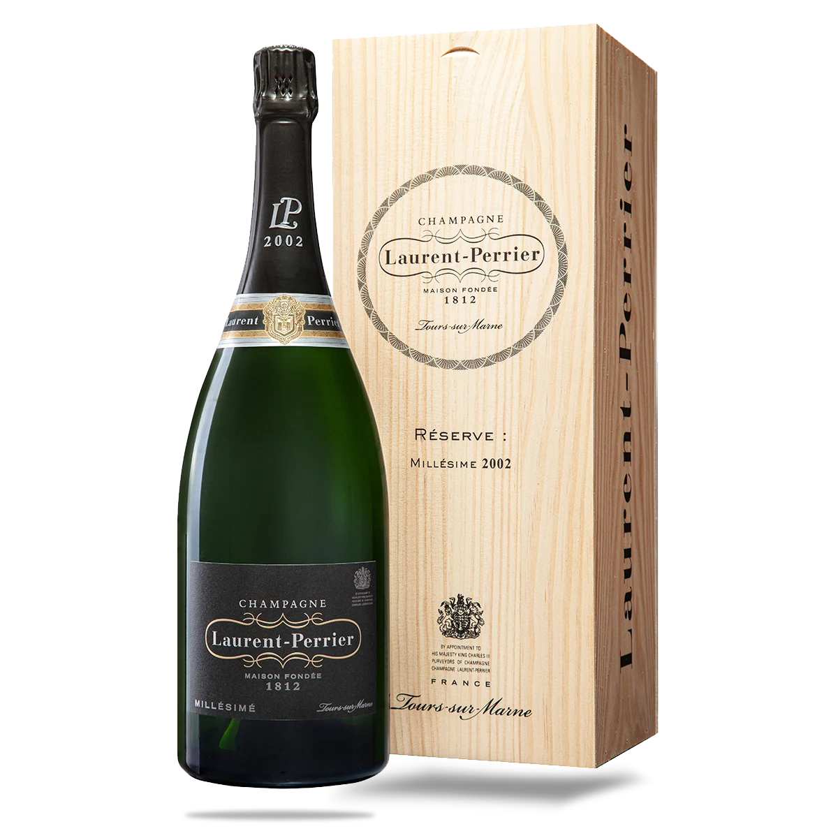 Laurent-Perrier Brut Millésimé 2002 Magnum (caisse bois)