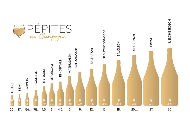 Les Différentes Tailles de Bouteilles de Champagne : Guide Complet