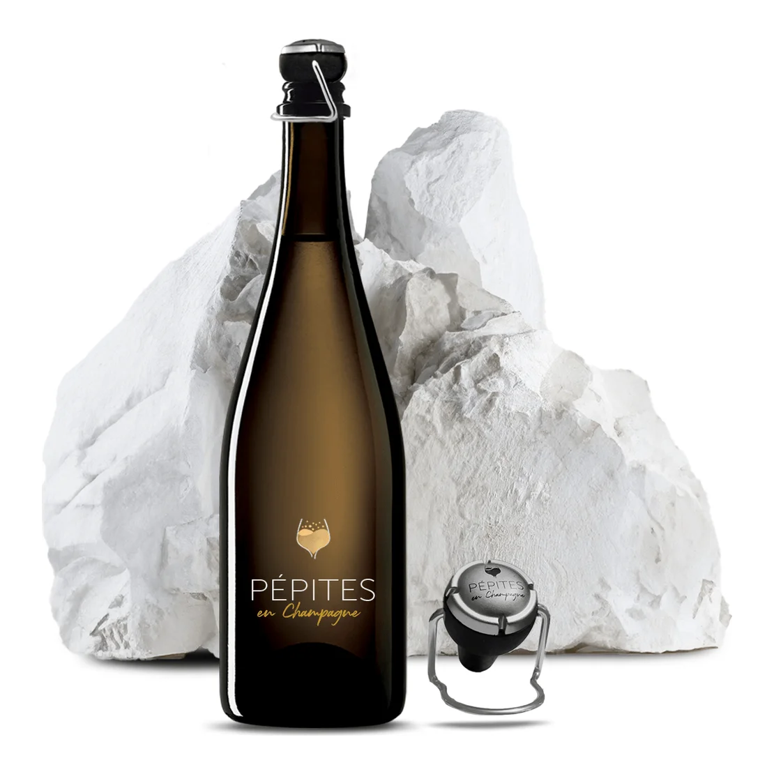 Bouchon Hermétique Noir/Argent