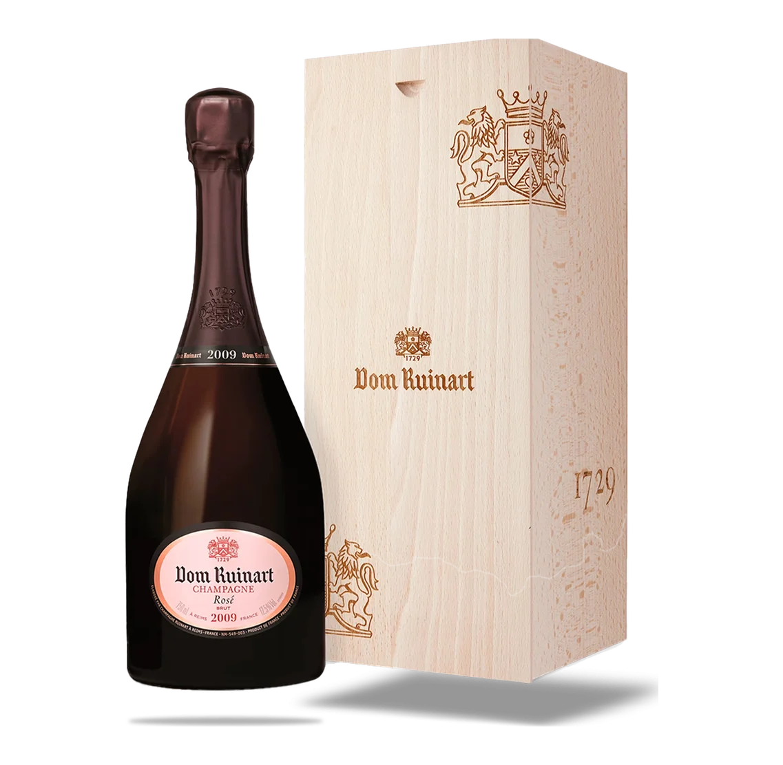 Dom Ruinart Rosé 2009 coffret bois
