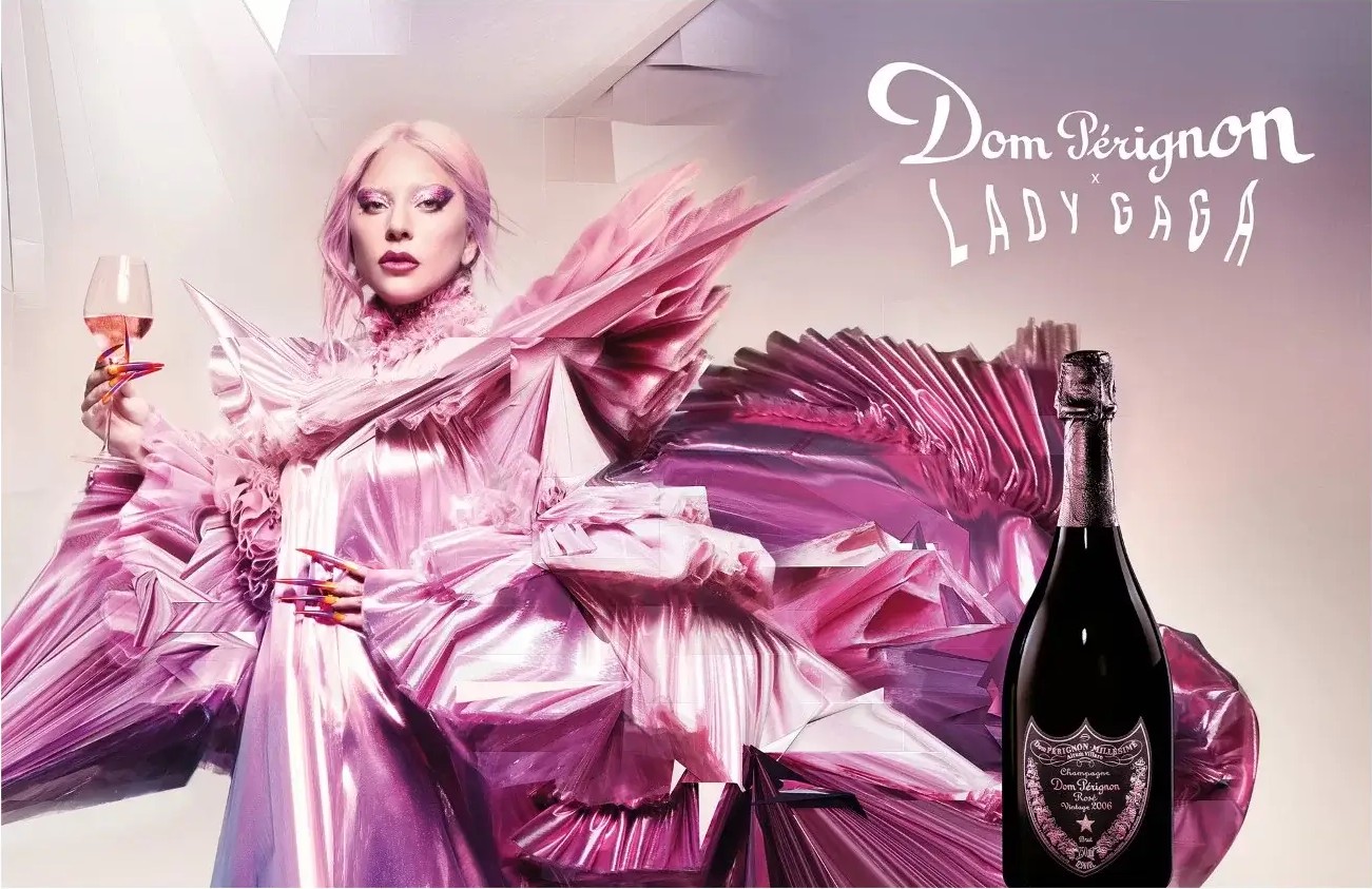 Dom Pérignon Rosé 2008 BOX付き 未開封 正規品 Dom Pérignon rosé vintage 2008 x Lady Gaga - The new box